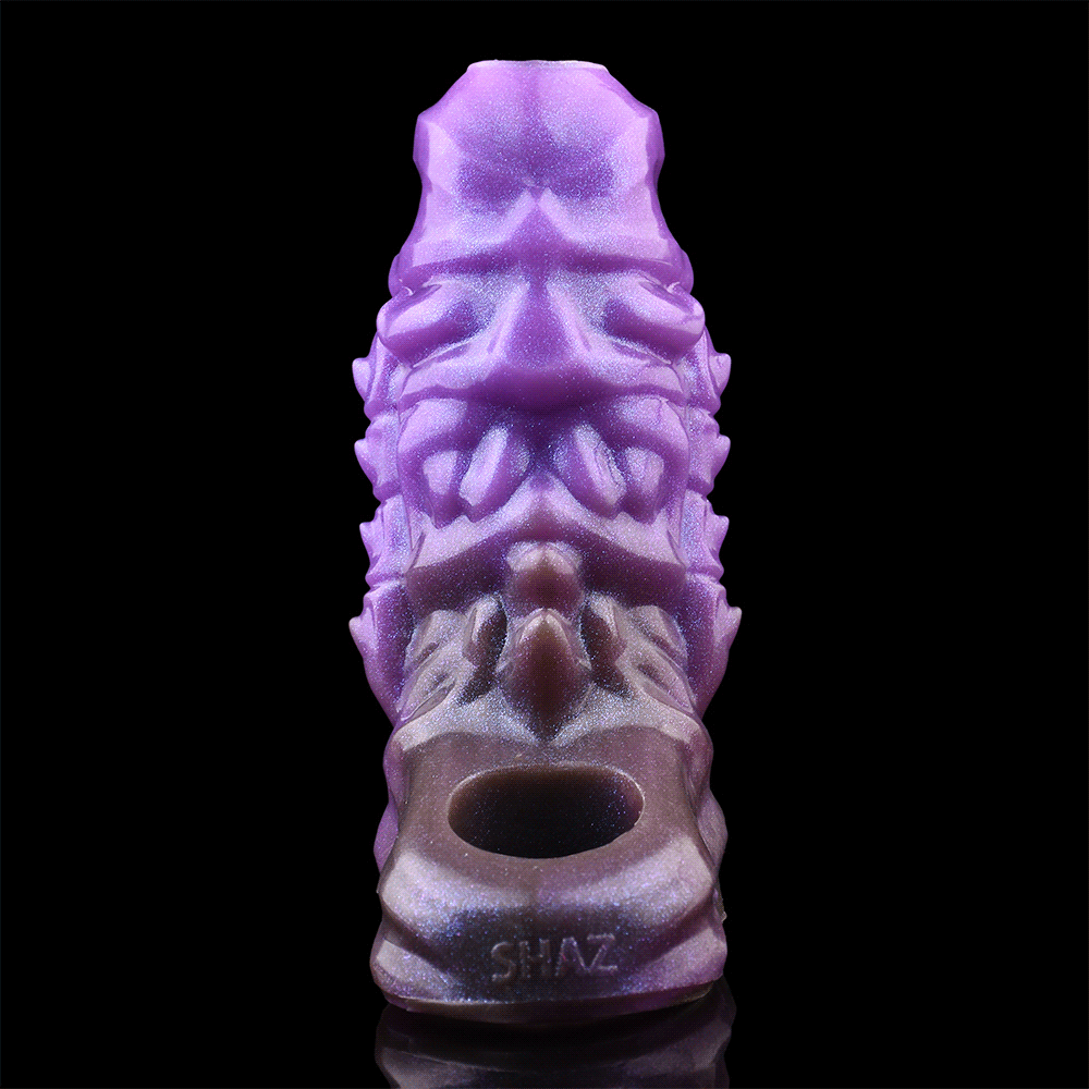 5.27in Dragon Beast Creature Fantasy Hollow Silicone Soft Cock Dildo Sleeve