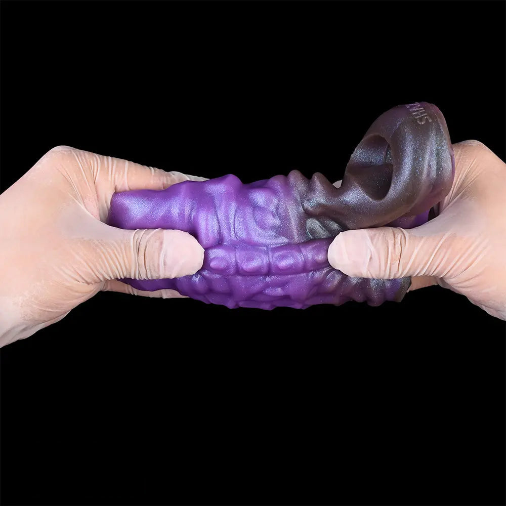 5.27in Dragon Beast Creature Fantasy Hollow Silicone Soft Cock Dildo Sleeve