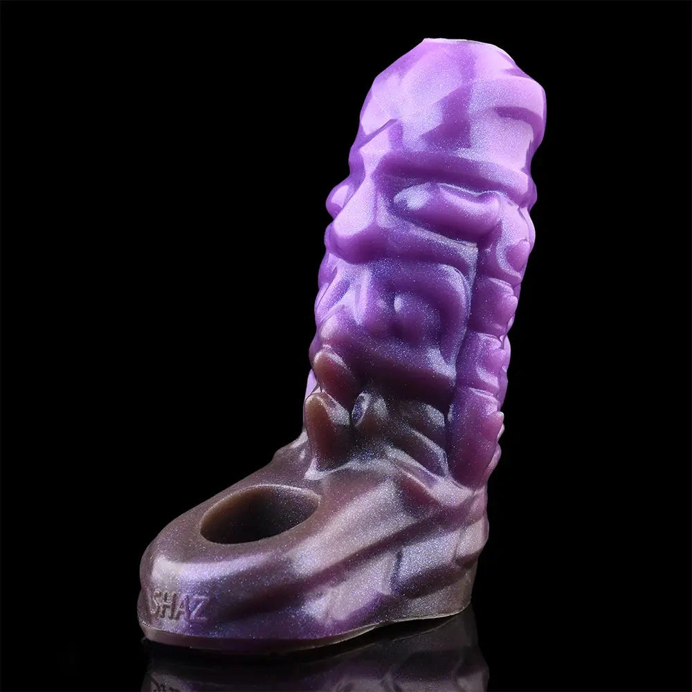5.27in Dragon Beast Creature Fantasy Hollow Silicone Soft Cock Dildo Sleeve