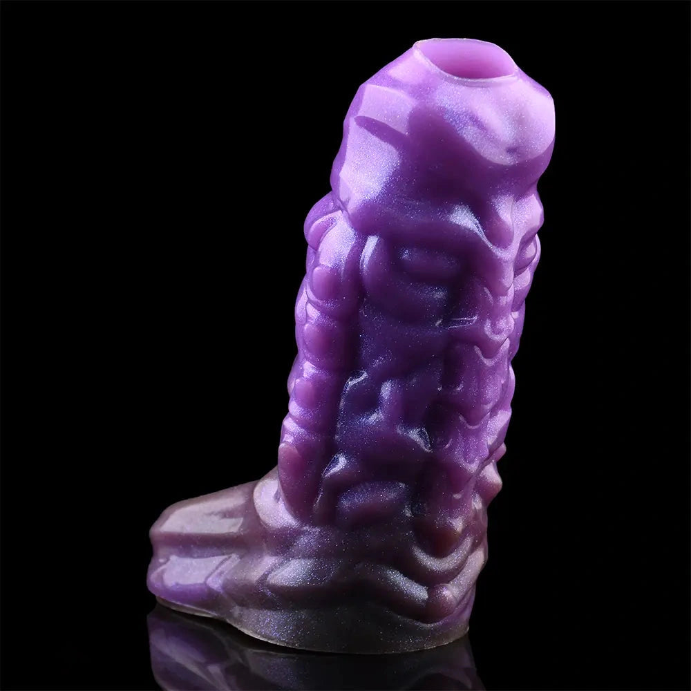 5.27in Dragon Beast Creature Fantasy Hollow Silicone Soft Cock Dildo Sleeve