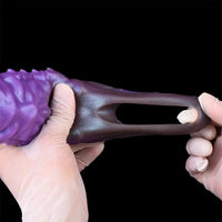 5.27in Dragon Beast Creature Fantasy Hollow Silicone Soft Cock Dildo Sleeve
