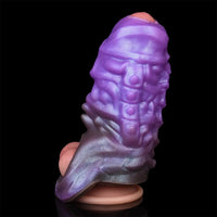5.27in Dragon Beast Creature Fantasy Hollow Silicone Soft Cock Dildo Sleeve