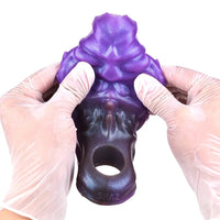 5.27in Dragon Beast Creature Fantasy Hollow Silicone Soft Cock Dildo Sleeve