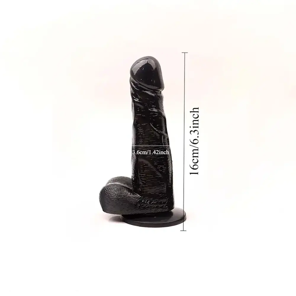 5.2in 6.3in 7.09in Realistic PVC Dildo Manual Masturbation Sex Toy