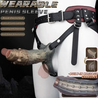 5.2in 6.69in Tentacle Strap on Hollow Dildo Sleeve Reusable Penis Sleeve