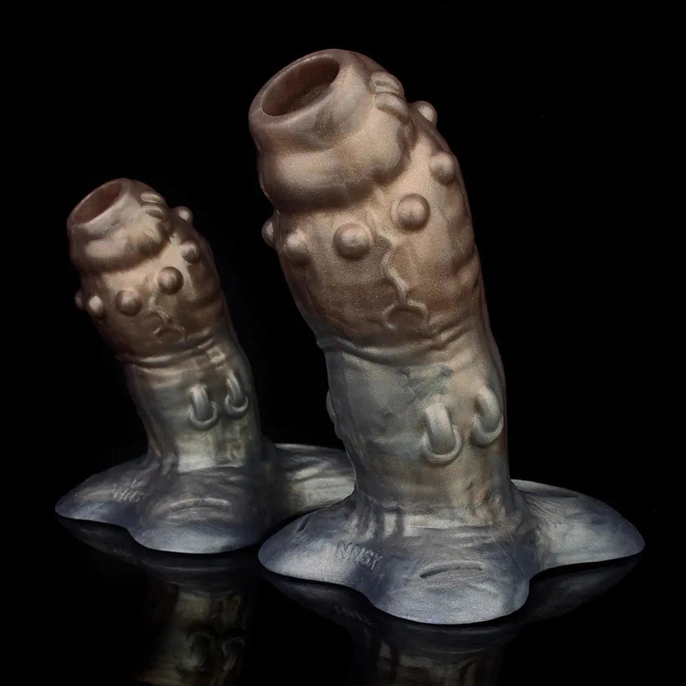 5.2in 6.69in Tentacle Strap on Hollow Dildo Sleeve Reusable Penis Sleeve