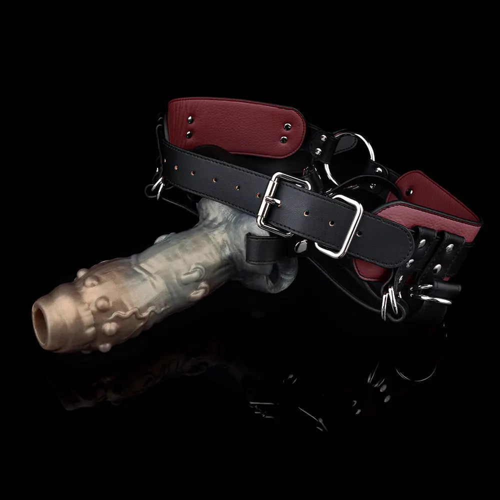 5.2in 6.69in Tentacle Strap on Hollow Dildo Sleeve Reusable Penis Sleeve