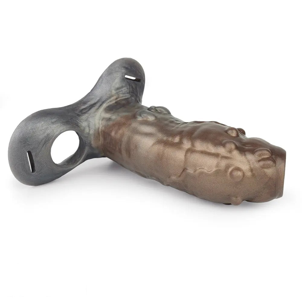 5.2in 6.69in Tentacle Strap on Hollow Dildo Sleeve Reusable Penis Sleeve