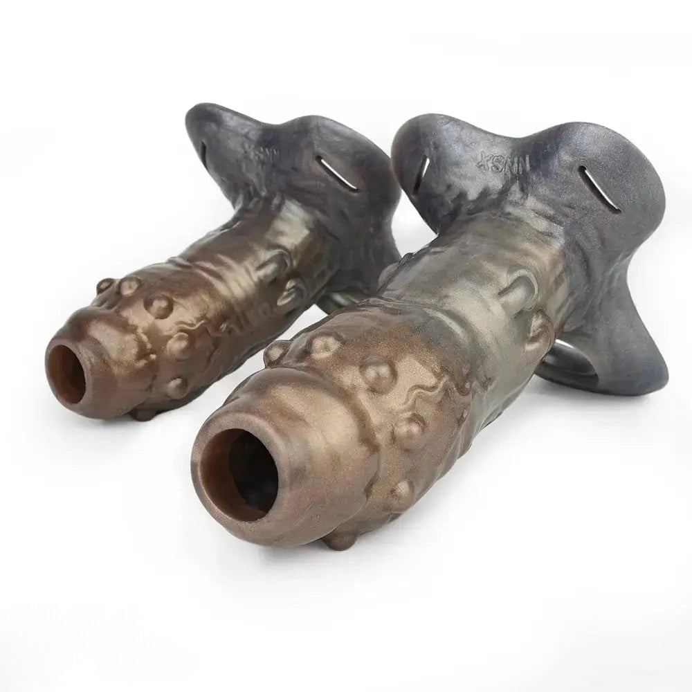 5.2in 6.69in Tentacle Strap on Hollow Dildo Sleeve Reusable Penis Sleeve