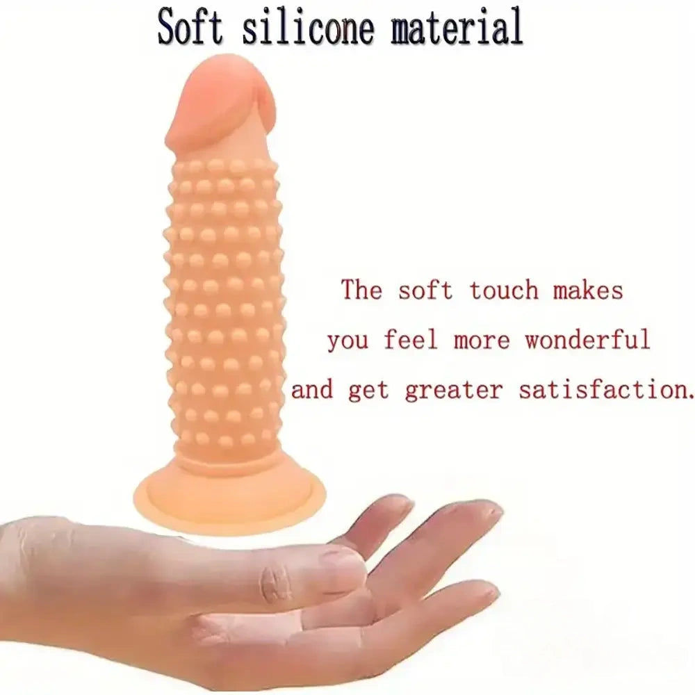 5.2in Spiked Dildo For Anal Expansion Adult Sex Toy With Suction Cup