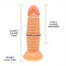 5.2in Spiked Dildo For Anal Expansion Adult Sex Toy With Suction Cup