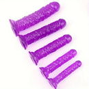5.31in 5.51in 6.3in 7.09in 7.87in Crystal Dildo For Women Anal Stimulation