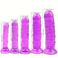 5.31in 5.51in 6.3in 7.09in 7.87in Crystal Dildo For Women Anal Stimulation