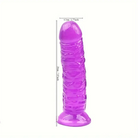 5.31in 5.51in 6.3in 7.09in 7.87in Crystal Dildo For Women Anal Stimulation