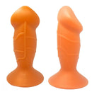 5.31in 5.91in 6.69in 7.48in Dildo Butt Plug Trainer Liquid Silicone Anal Plug