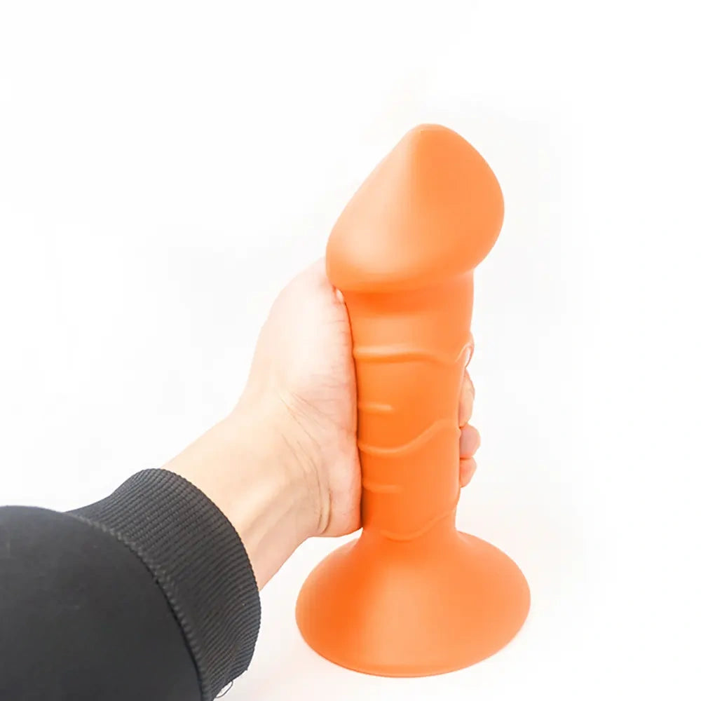 5.31in 5.91in 6.69in 7.48in Dildo Butt Plug Trainer Liquid Silicone Anal Plug