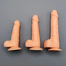 5.31in 6.29in 7.48 Realistic Female Male Flesh Like Dildo Adult Toy