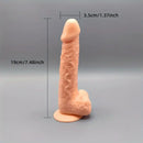 5.31in 6.29in 7.48 Realistic Female Male Flesh Like Dildo Adult Toy
