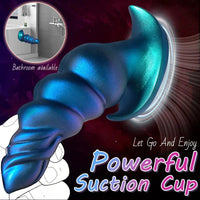 5.31in 6.29in 7.48in Knot Monster Silicone Dildo Anal Plug For Beginners