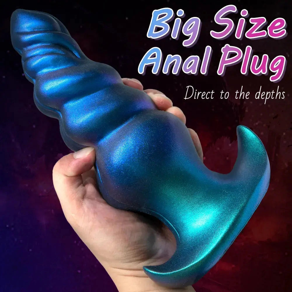 5.31in 6.29in 7.48in Knot Monster Silicone Dildo Anal Plug For Beginners