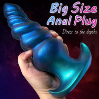 5.31in 6.29in 7.48in Knot Monster Silicone Dildo Anal Plug For Beginners