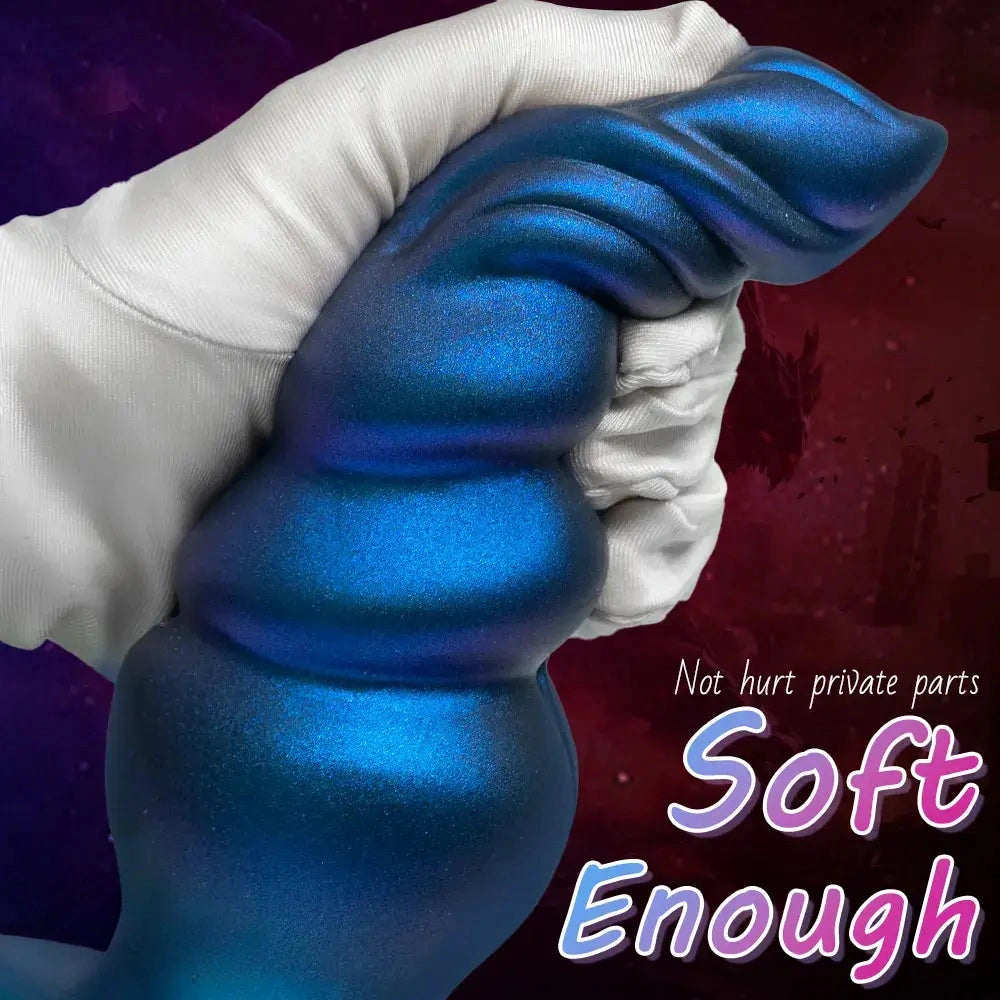 5.31in 6.29in 7.48in Knot Monster Silicone Dildo Anal Plug For Beginners