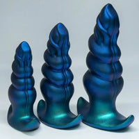 5.31in 6.29in 7.48in Knot Monster Silicone Dildo Anal Plug For Beginners
