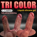 6.69in 8.46in Realistic Penis Skin Suction Cup Dildo Penis Masturbator