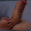 6.69in 8.46in Realistic Penis Skin Suction Cup Dildo Penis Masturbator