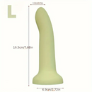 5.31in 6.69in 7.68in Thumb Shaped Silicone Soft Colored Penis Dildo