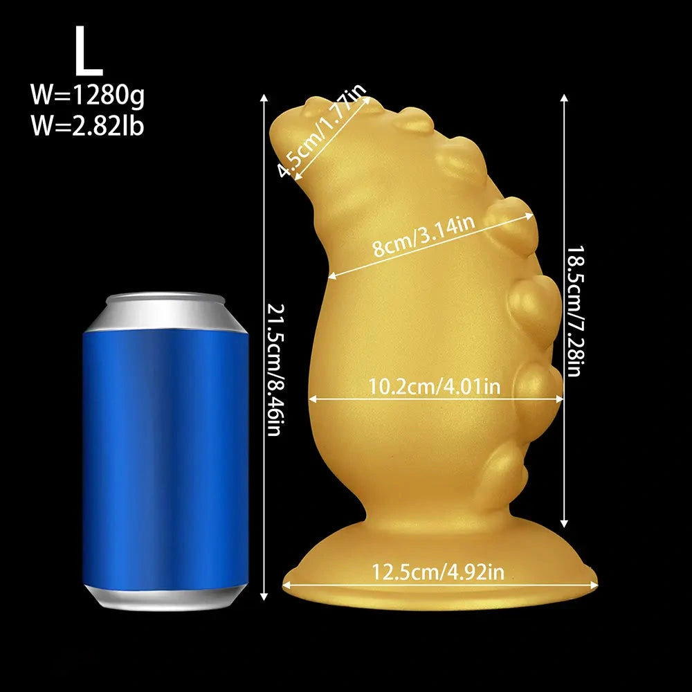 5.31in 6.88in 8.46in 10.62in Heart Anal Plug Dildo Prostate Massage Sex Toy