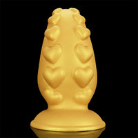 5.31in 6.88in 8.46in 10.62in Heart Anal Plug Dildo Prostate Massage Sex Toy