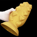 5.31in 6.88in 8.46in 10.62in Heart Anal Plug Dildo Prostate Massage Sex Toy