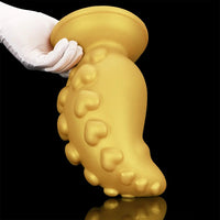 5.31in 6.88in 8.46in 10.62in Heart Anal Plug Dildo Prostate Massage Sex Toy