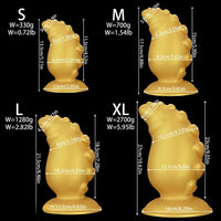 5.31in 6.88in 8.46in 10.62in Heart Anal Plug Dildo Prostate Massage Sex Toy