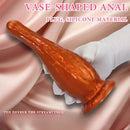 5.31in 7.08in 9.05in Fantasy Silicone Dildo Vase Shape Insertion Masturbator