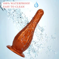 5.31in 7.08in 9.05in Fantasy Silicone Dildo Vase Shape Insertion Masturbator
