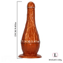 5.31in 7.08in 9.05in Fantasy Silicone Dildo Vase Shape Insertion Masturbator
