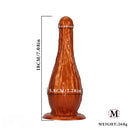 5.31in 7.08in 9.05in Fantasy Silicone Dildo Vase Shape Insertion Masturbator