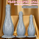 5.31in 7.08in 9.05in Fantasy Silicone Dildo Vase Shape Insertion Masturbator