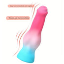 5.31in 7.09in 8.66in Fantasy Animal Dog Cock knot Silicone Thick Soft Dildo