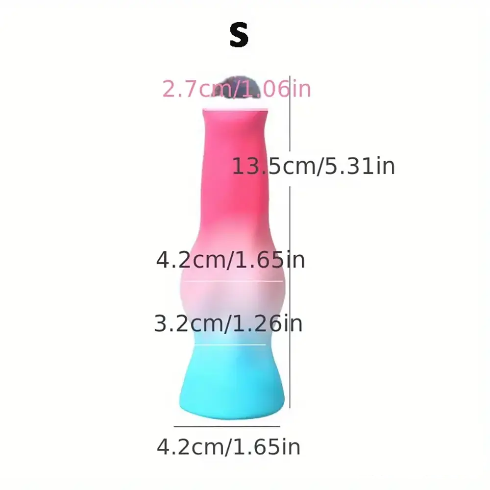 5.31in 7.09in 8.66in Fantasy Animal Dog Cock knot Silicone Thick Soft Dildo