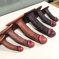 5.31in 7.09in 9.06in Realistic Female Lifelike G-Spot Skin Real Dildo