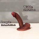 5.31in 7.09in 9.06in Realistic Female Lifelike G-Spot Skin Real Dildo