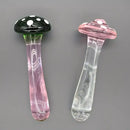 5.31in Crystal Mushroom Penis Glass Anal Small Dildo Masturbation Toy