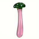 5.31in Crystal Mushroom Penis Glass Anal Small Dildo Masturbation Toy
