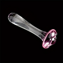 5.31in Crystal Mushroom Penis Glass Anal Small Dildo Masturbation Toy