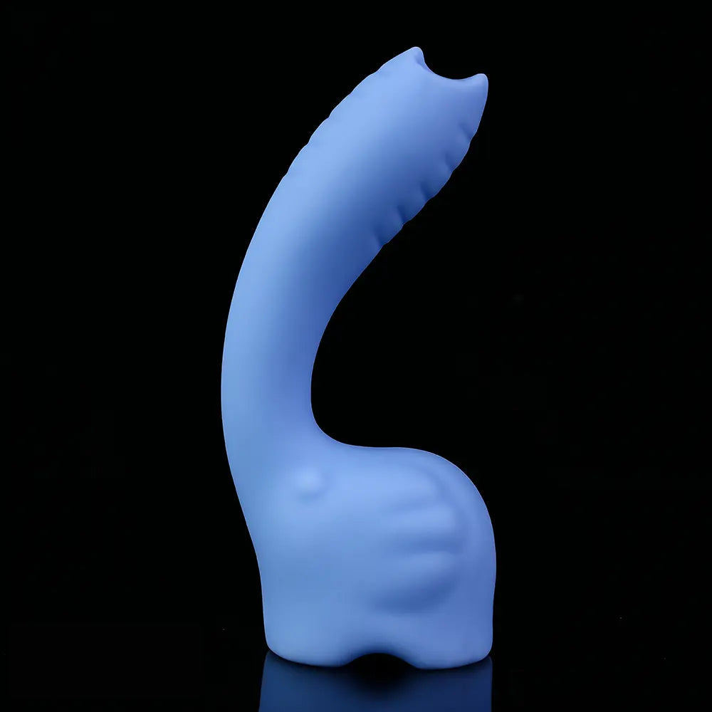 5.31in Cute Private Pet Vibe Bendable Elephant Trunk Auto Vibrating Dildo