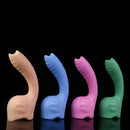 5.31in Cute Private Pet Vibe Bendable Elephant Trunk Auto Vibrating Dildo