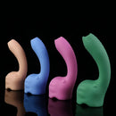5.31in Cute Private Pet Vibe Bendable Elephant Trunk Auto Vibrating Dildo